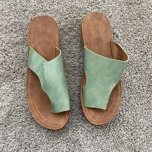 Lostisy Women Clip Toe Color Platform Sandals